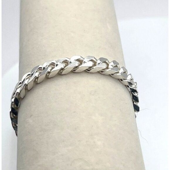 Silver Tone Cuban Link Bracelet - Shine Bright Like Your Future - Picture 4 of 7
